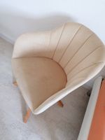 Sessel beige velour