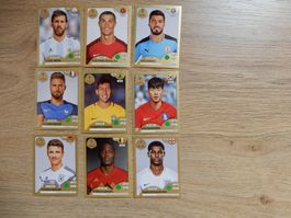 Panini Messi, Ronaldo, Suarez und mehr 9 Stk.