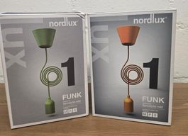 Nordlux Funk Pendelleuchte, 2 Stk.,Orange/Grün,Neu!