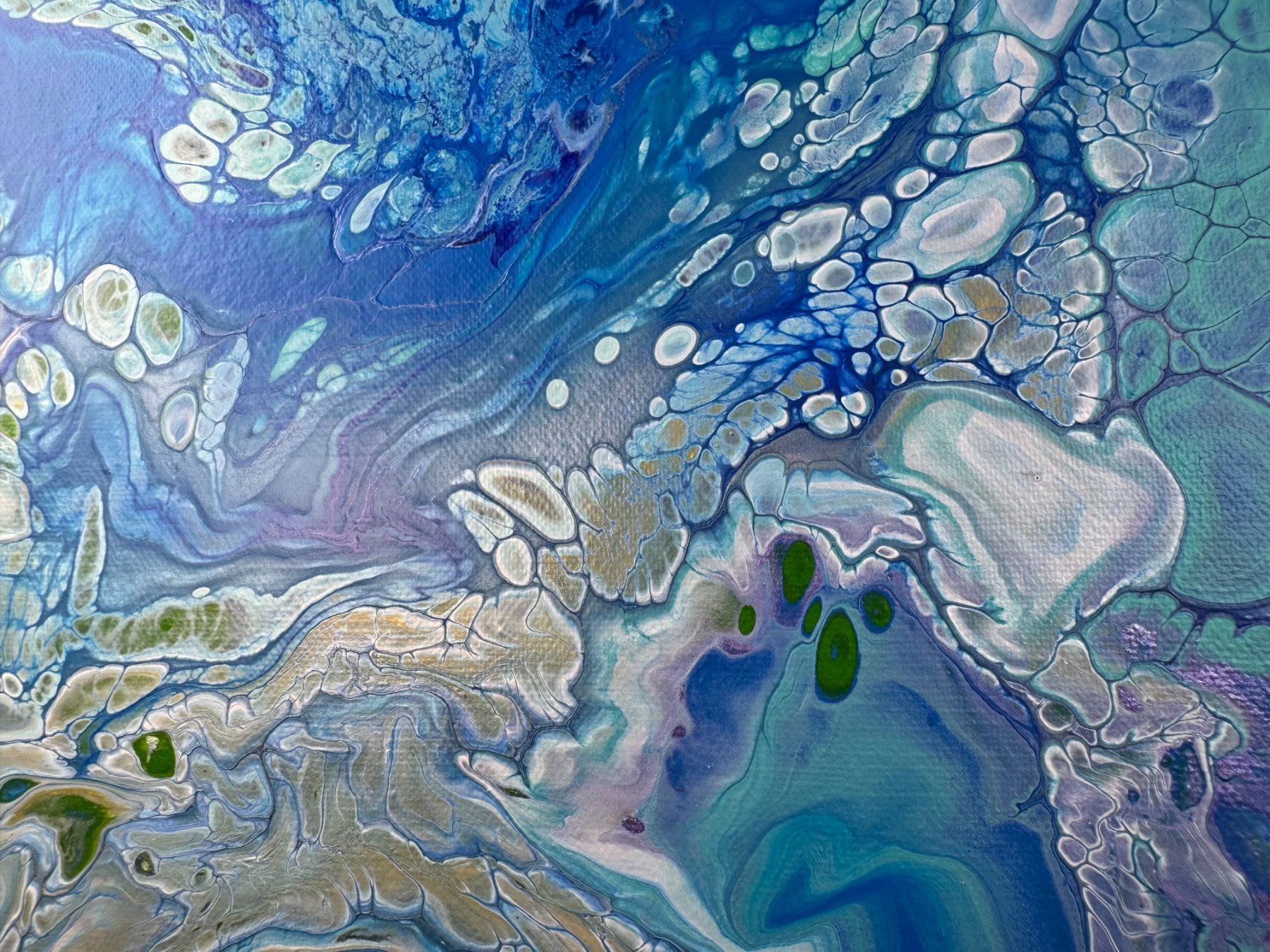 Dipinti: Acryl-Flüssigkeitsmalerei, rechteckig – Usato da Schlieren venduto da MayaSheng1983 1
