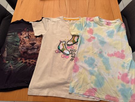 3 T-Shirts Gr. 170 Mädchen