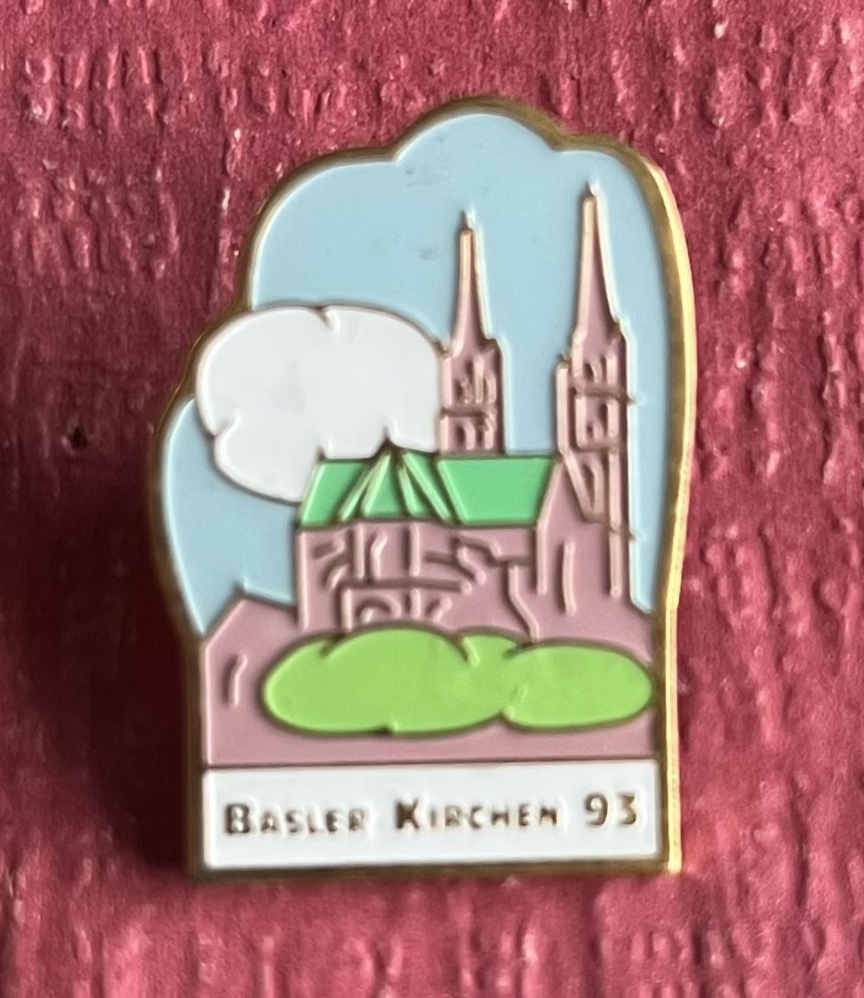 Placchette & Badge: Basler Kirchen 1993 Pin – Usato da Itingen venduto da Bebbi6569
