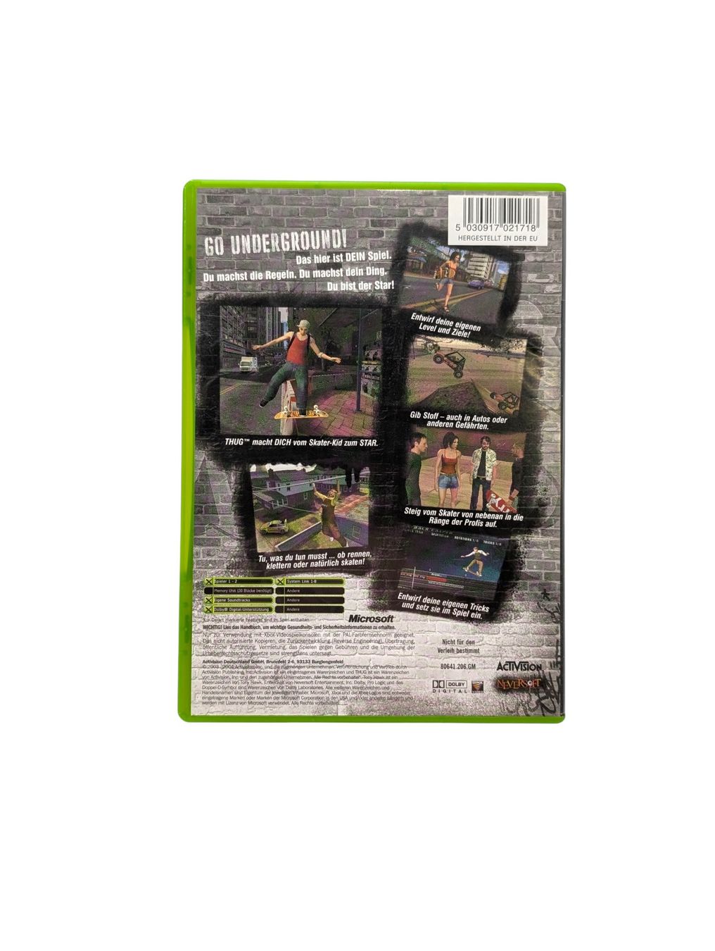 Microsoft Jeux: Tony Hawk’s Underground Xbox Classic – D'occasion à Domat/Ems par IsseldorsShop 1