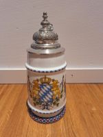Bierkrug, Bierhumpen, Zinn, Kühr Sandizell Germany Bodenbild