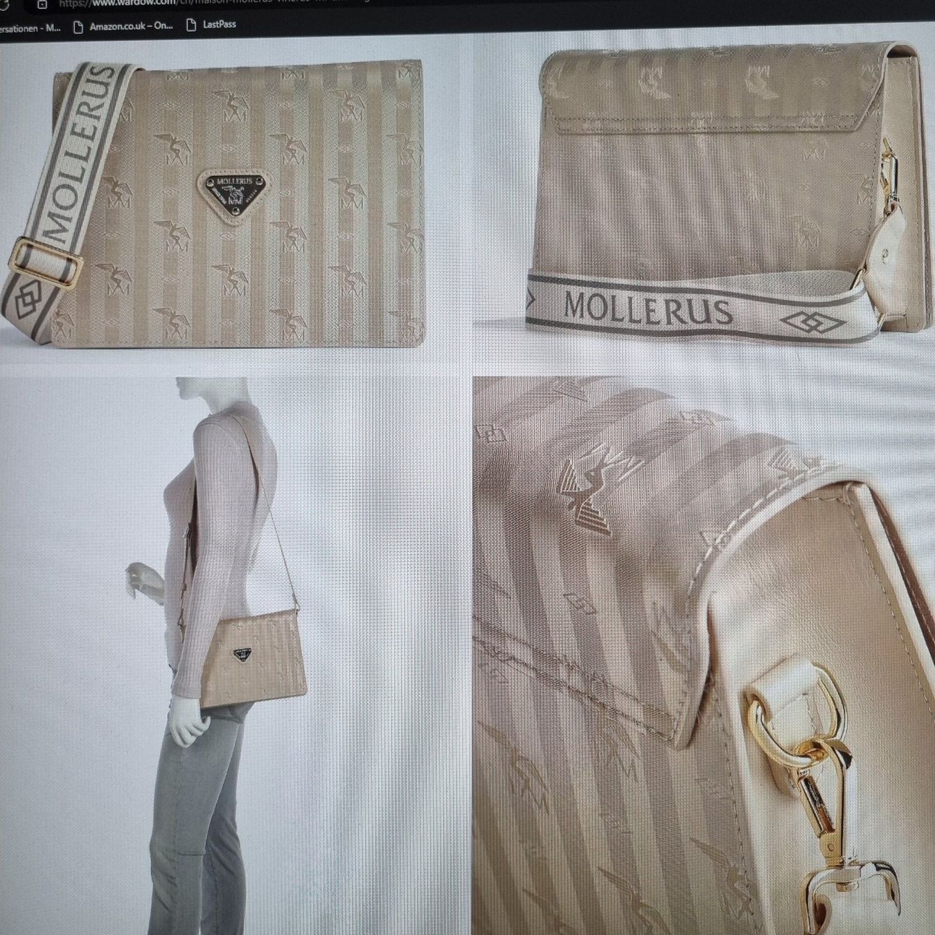 Maison Mollerus Borse da donna: MAISON MOLLERUS "WIL" IN GINGER ..NEU!!! – Nuovo e nell'imballaggio originale da Möriken AG venduto da rowyta 1