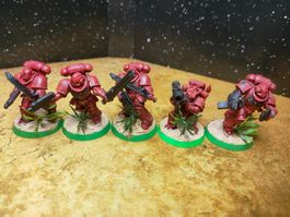 Space Marines, 5 x Assault Intercessors, Warhammer 40k