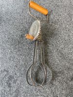 Antiker Radschwingbesen, Rührgerät made in Sweden