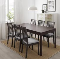 IKEA EKEDALEN Tisch inkl. 6 Stühle 