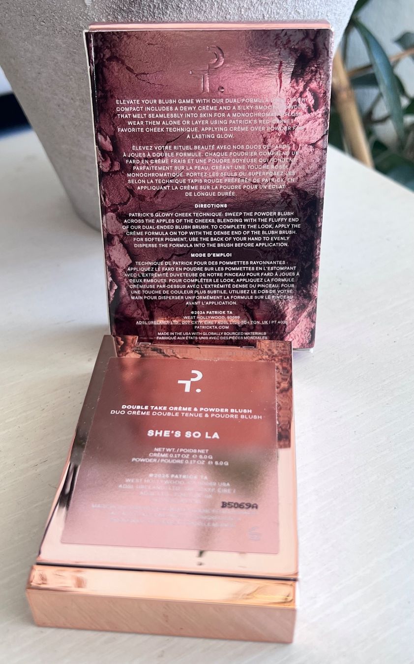 Make-up: Patrick TA Major Headlines Double-Take Crème & Powder Blush – Usato da Effretikon venduto da YaMn 2