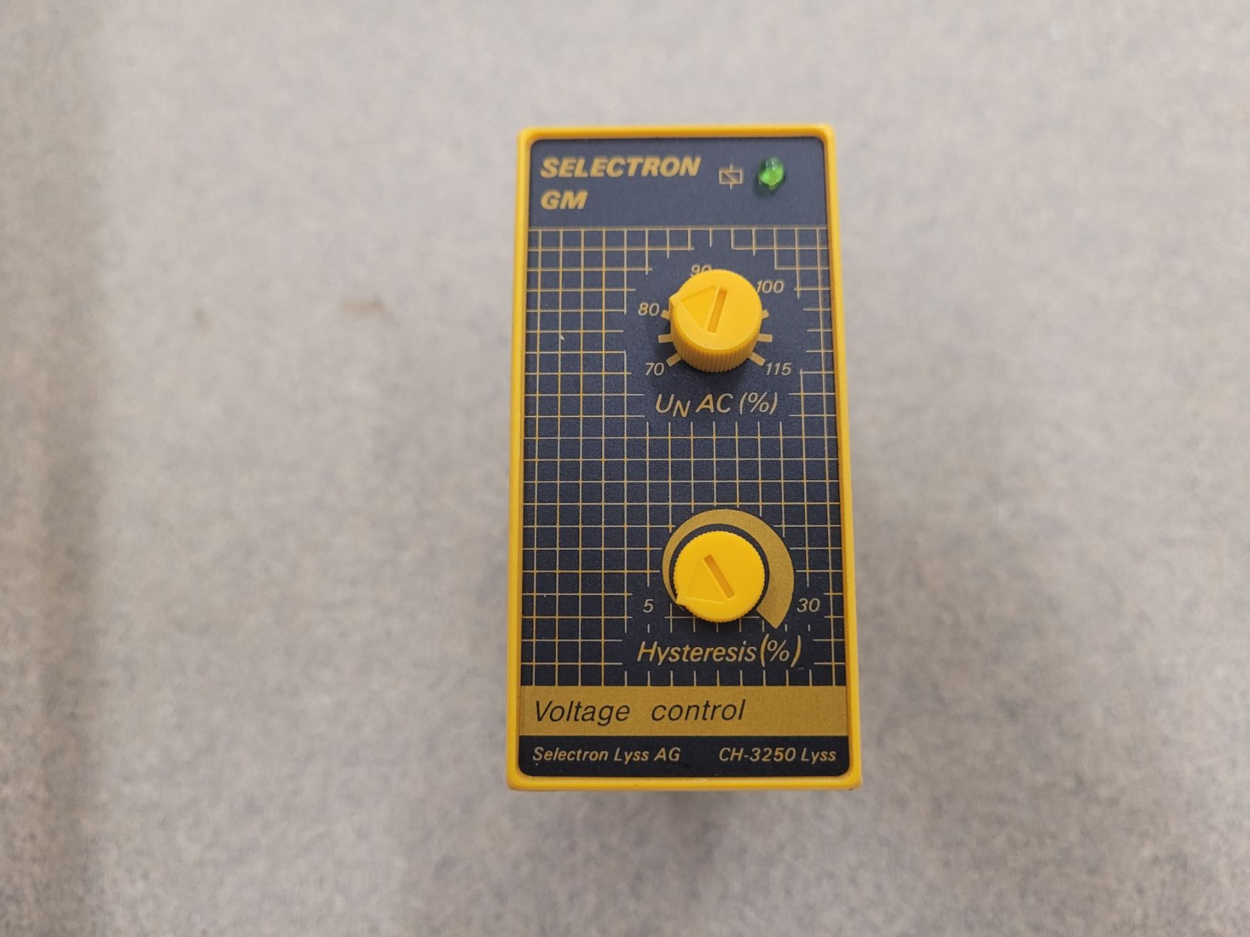 Sistema di controllo: Selectron GM Spannungsregler - GM-U 31-0 – Usato da Vitznau venduto da Vitznau84