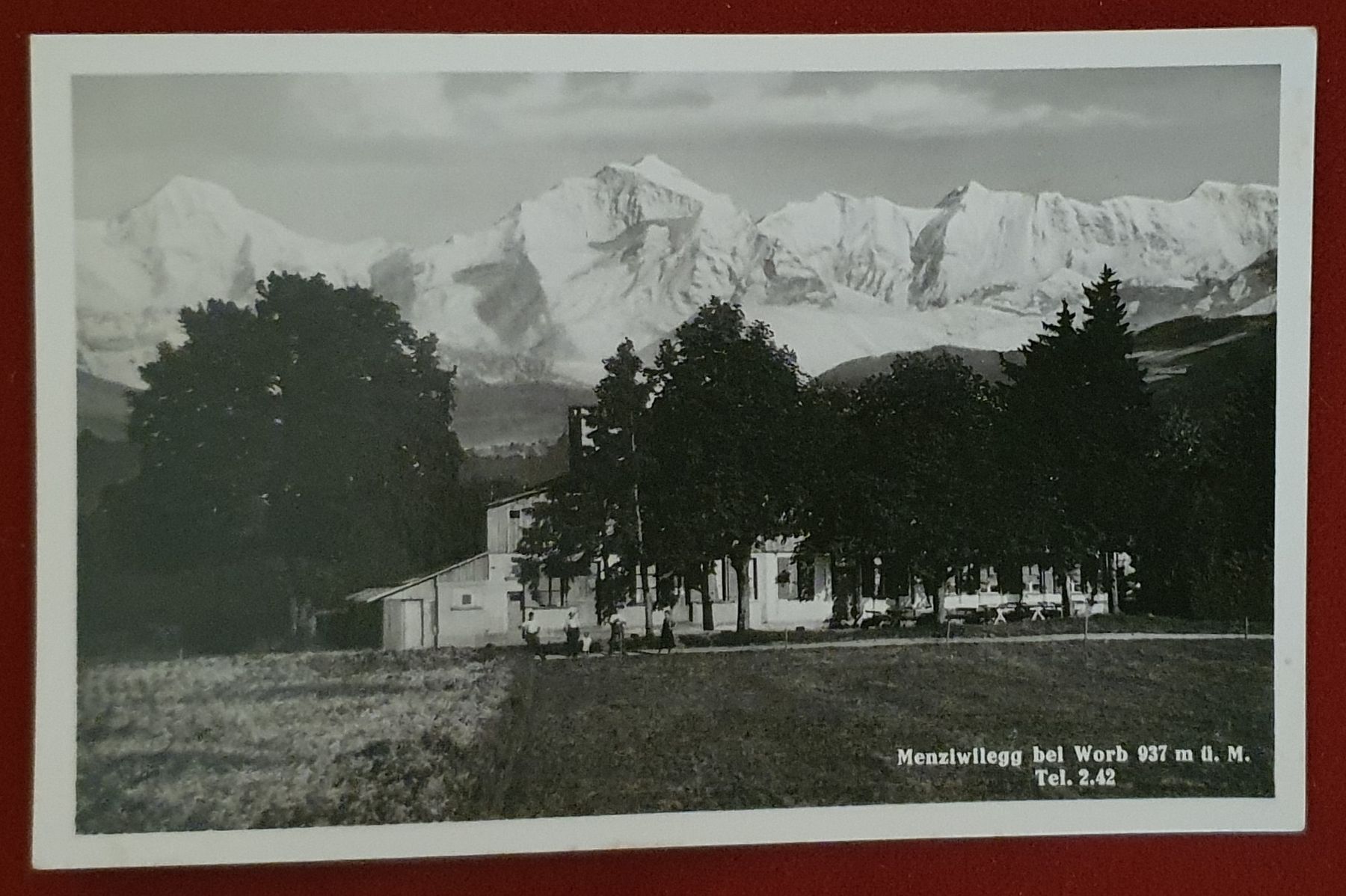 Ansichtskarten: Menziwilegg bei Worb 1934 – Gebraucht aus Kreuzlingen von Rschweiz1