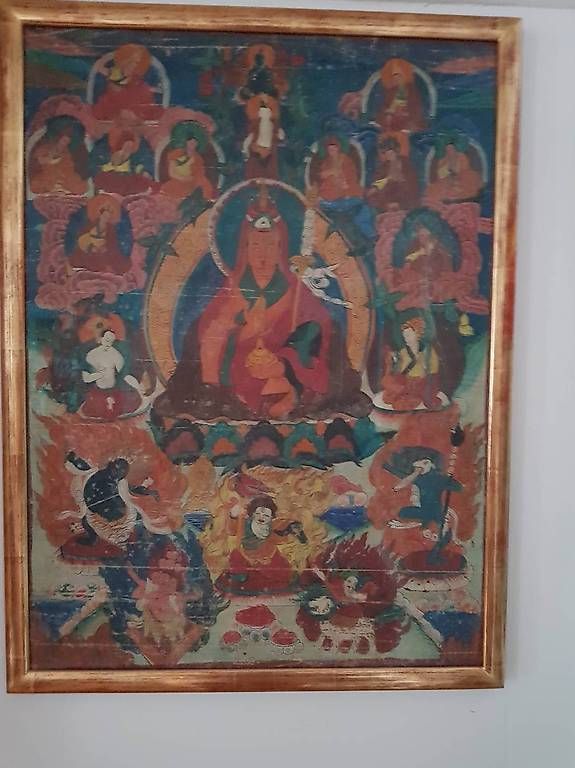 Dipinti: Antike Thangkha – Usato da Waltensburg/Vuorz venduto da Buddhas