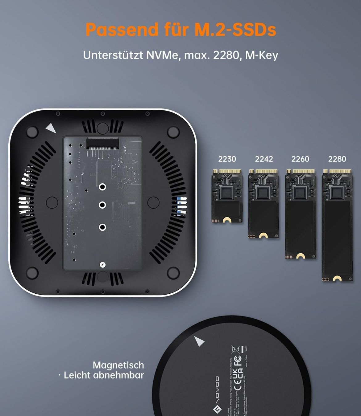 Docking station: Mac mini M4 Dock SSD Hub NVMe USB-C 10Gbps – Nuovo e nell'imballaggio originale da Suhr venduto da SchnapperCH 5