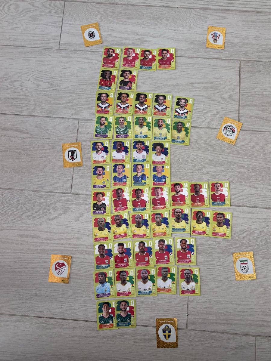 Panini Sammelbilder & Trading cards: FIFA world cup 2026 Paninis 57 Stücke – Neu (gemäss Beschreibung) aus Courtaman von reingruber