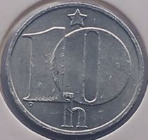 TSCHECHOSLOWAKEI - 10 HALERU 1990 - ALUMINIUM - SEHR SCHOEN