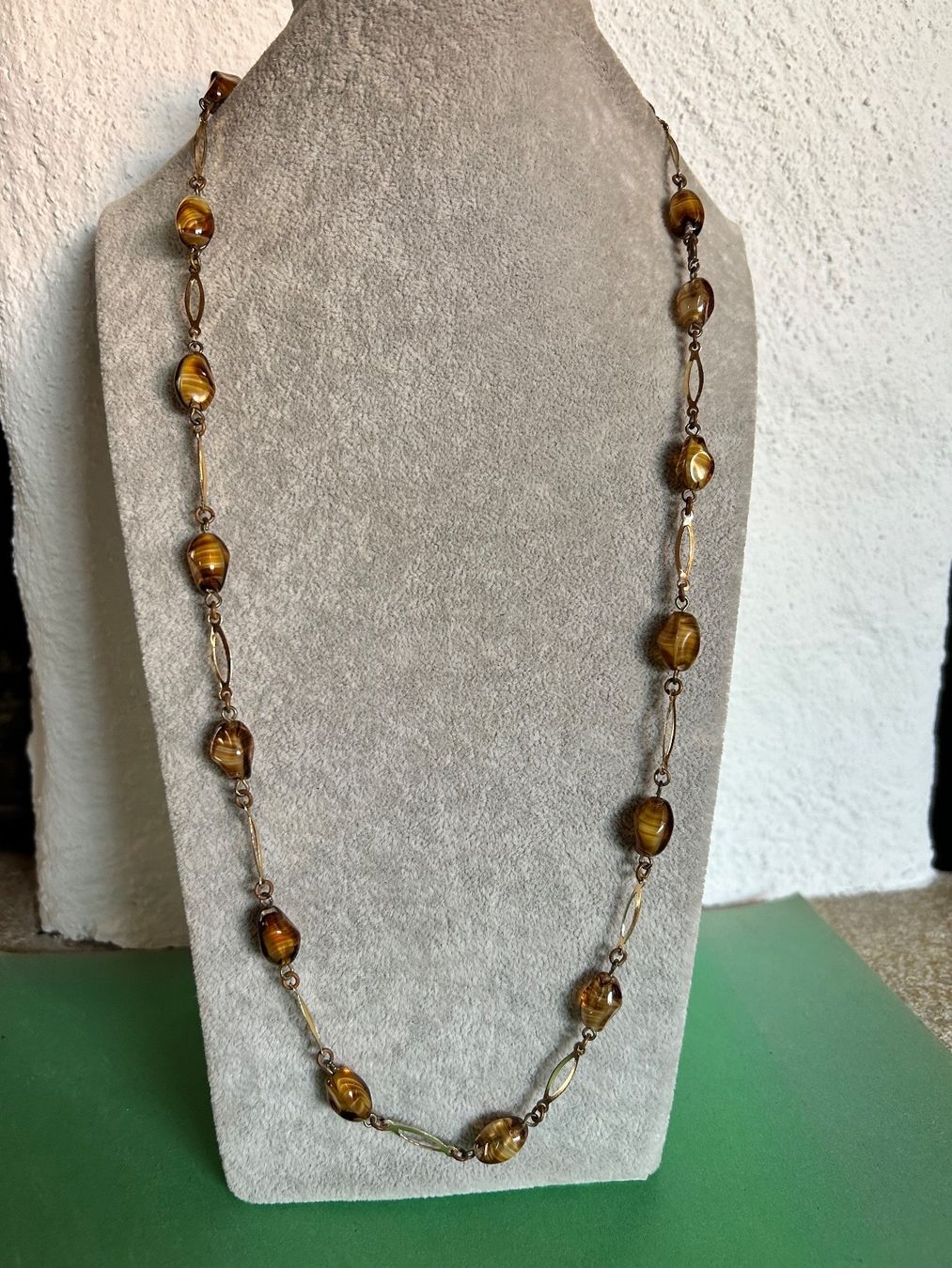Catenine: Kette Tigeraugenstil (66cm) – Usato da Laufen venduto da Bellavitaboom 4