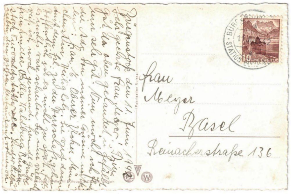 Cartoline postali: Bürgenstock - Standseilbahn – Usato da Binningen venduto da Mountainrider 1