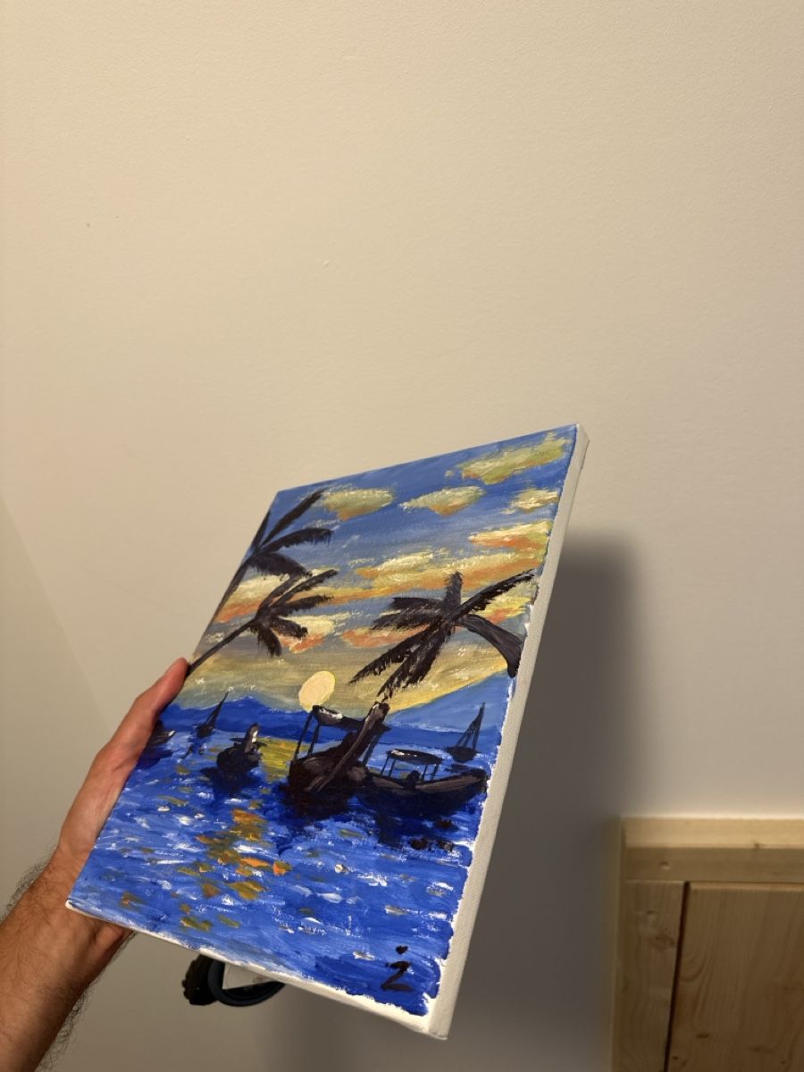Dipinti: Thai Sunset 30x25 cm – Nuovo (secondo la descrizione) da Ausserberg venduto da zar_jdt9 1