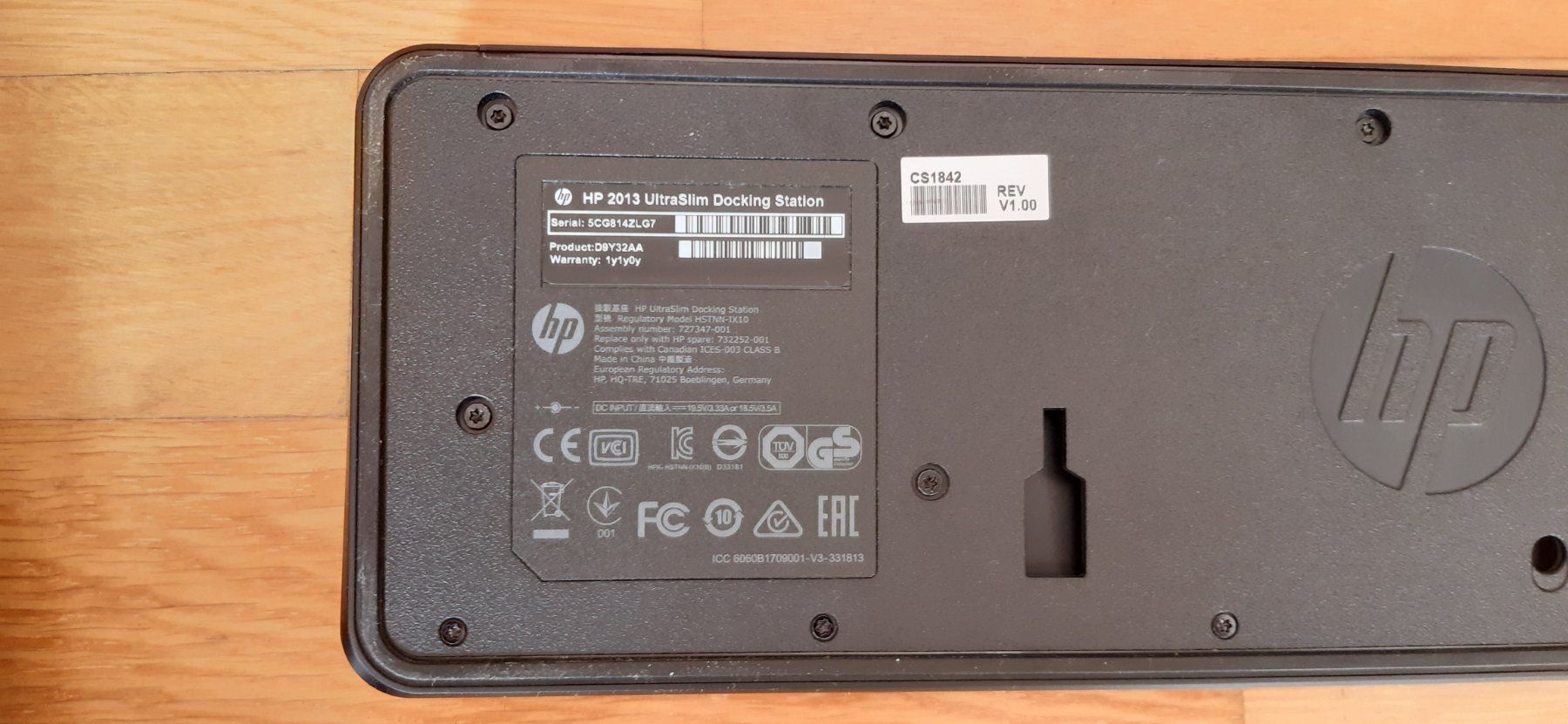 Hewlett Packard Docking station: HP 2013 UltraSlim Docking Station – Usato da Sarnen venduto da Ver01dg 3