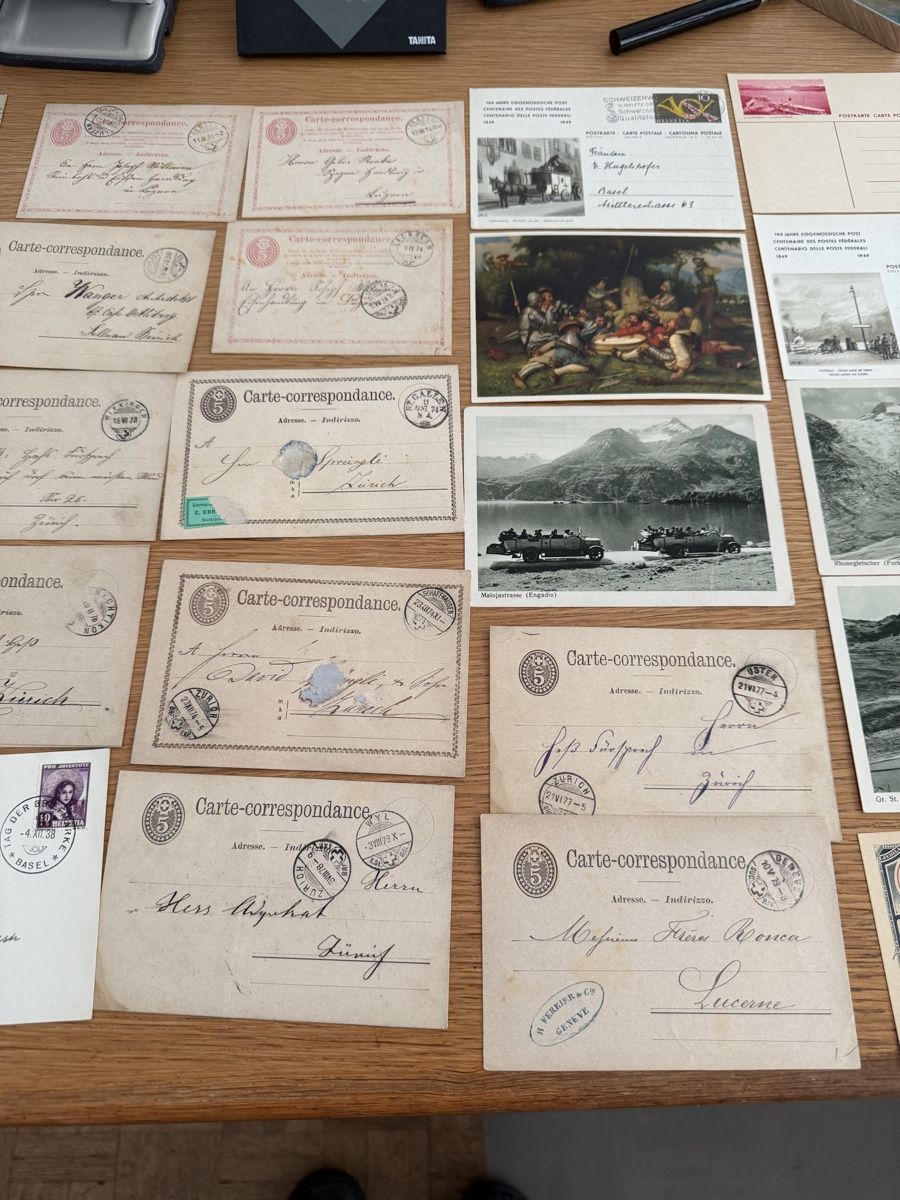Cartes postales: 50 Postkarten Schweiz ab Alt – D'occasion à Murgenthal par Tina_4055 1