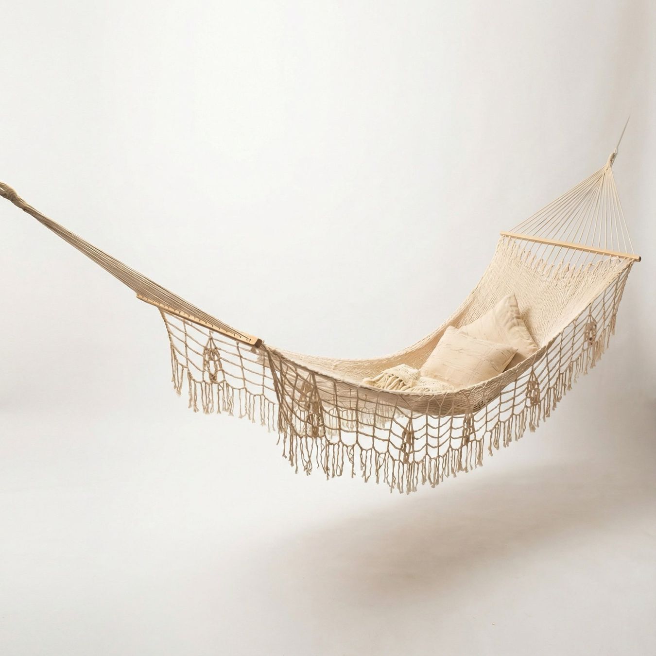 Amache: Soft Mayan Hammock - Large with Macrame - Handmade – Nuovo e nell'imballaggio originale da Dübendorf venduto da Mayan-Dreams