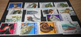 kleines Lot Briefmarken CH Pro Juventute div. Jahre