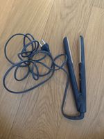 Haarglätter GHD dunkelblau mit Kabel gebrauchter Zustand