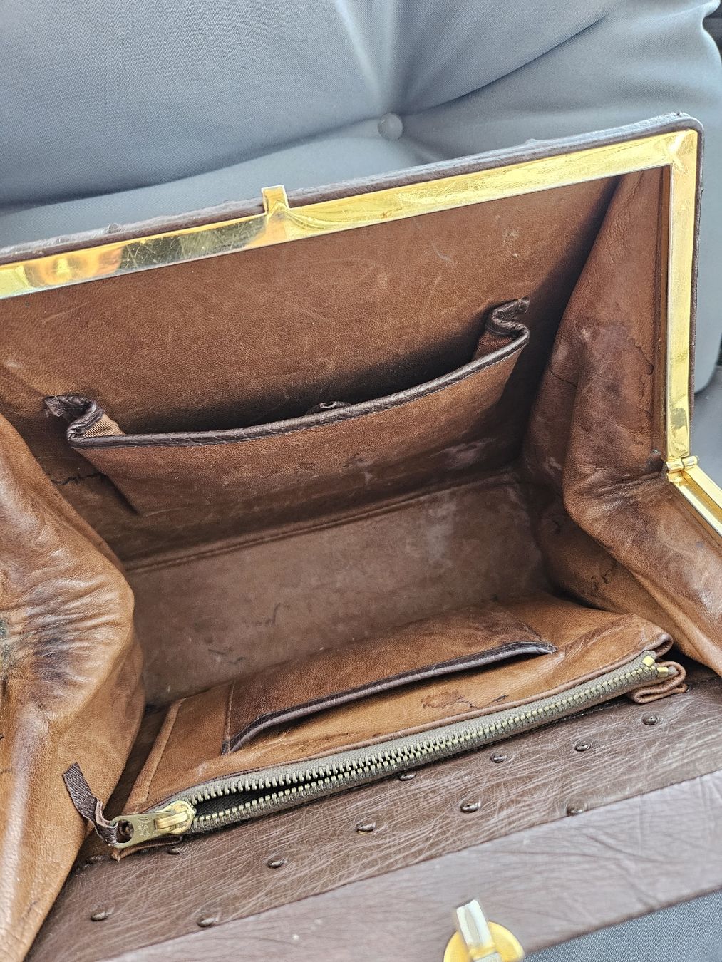 Borse da donna: Vintage Damen Tasche Straus Leder – Usato da Rickenbach b. Wil venduto da nic_8ljr 2