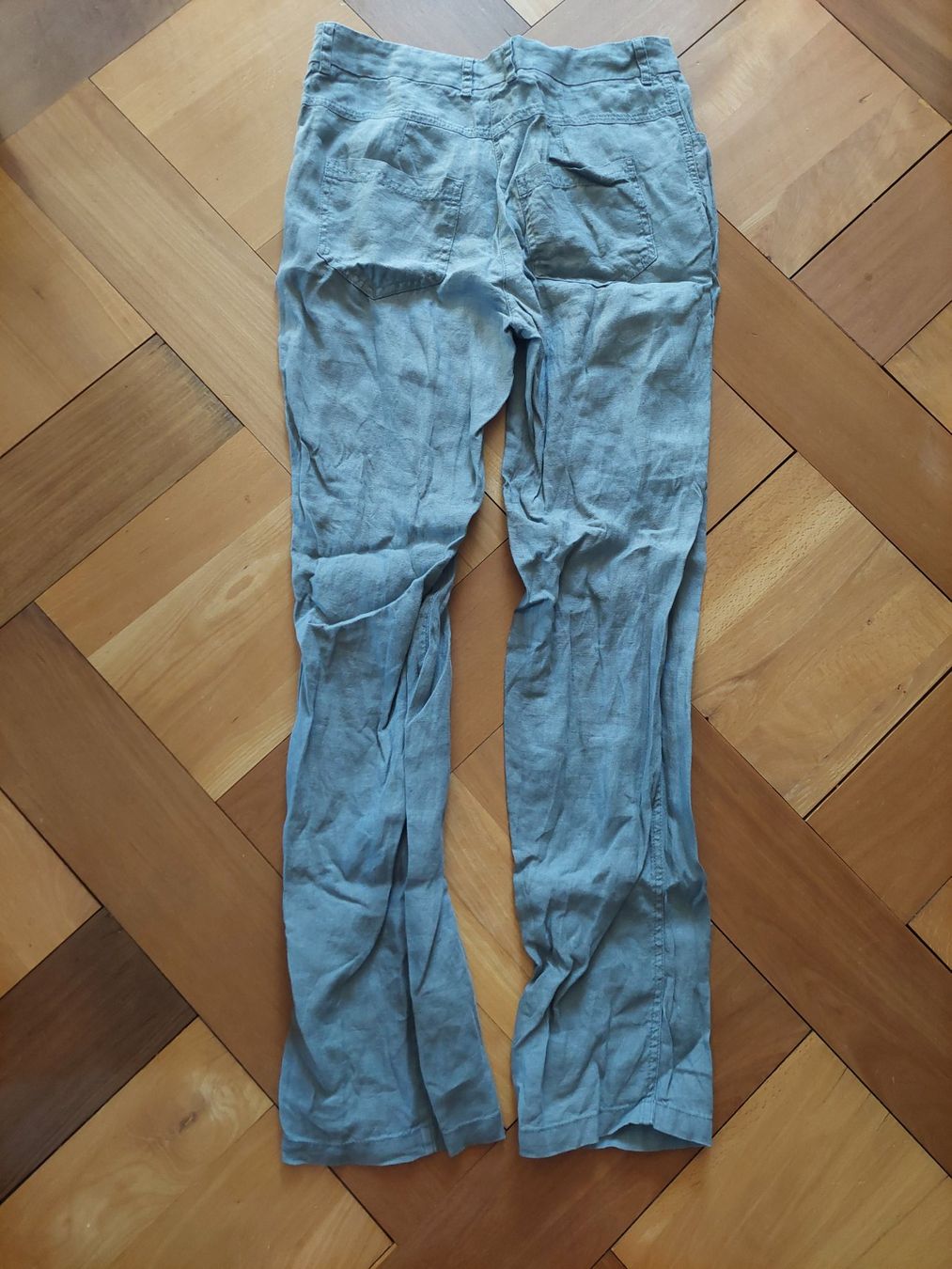 Pantaloni: Enna Leinenhose Rauchblau Grösse 36 – Nuovo (secondo la descrizione) da Beckenried venduto da Havacola 9