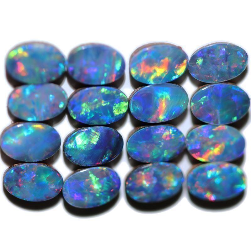 Pietre preziose: Australische Opal Dubletten 5.10Cts. – Usato da Bern venduto da Grindelwaldaus 1
