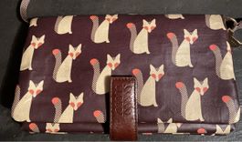 Orla Kiely Umhängetasche Fuchs braun beige neuwertig