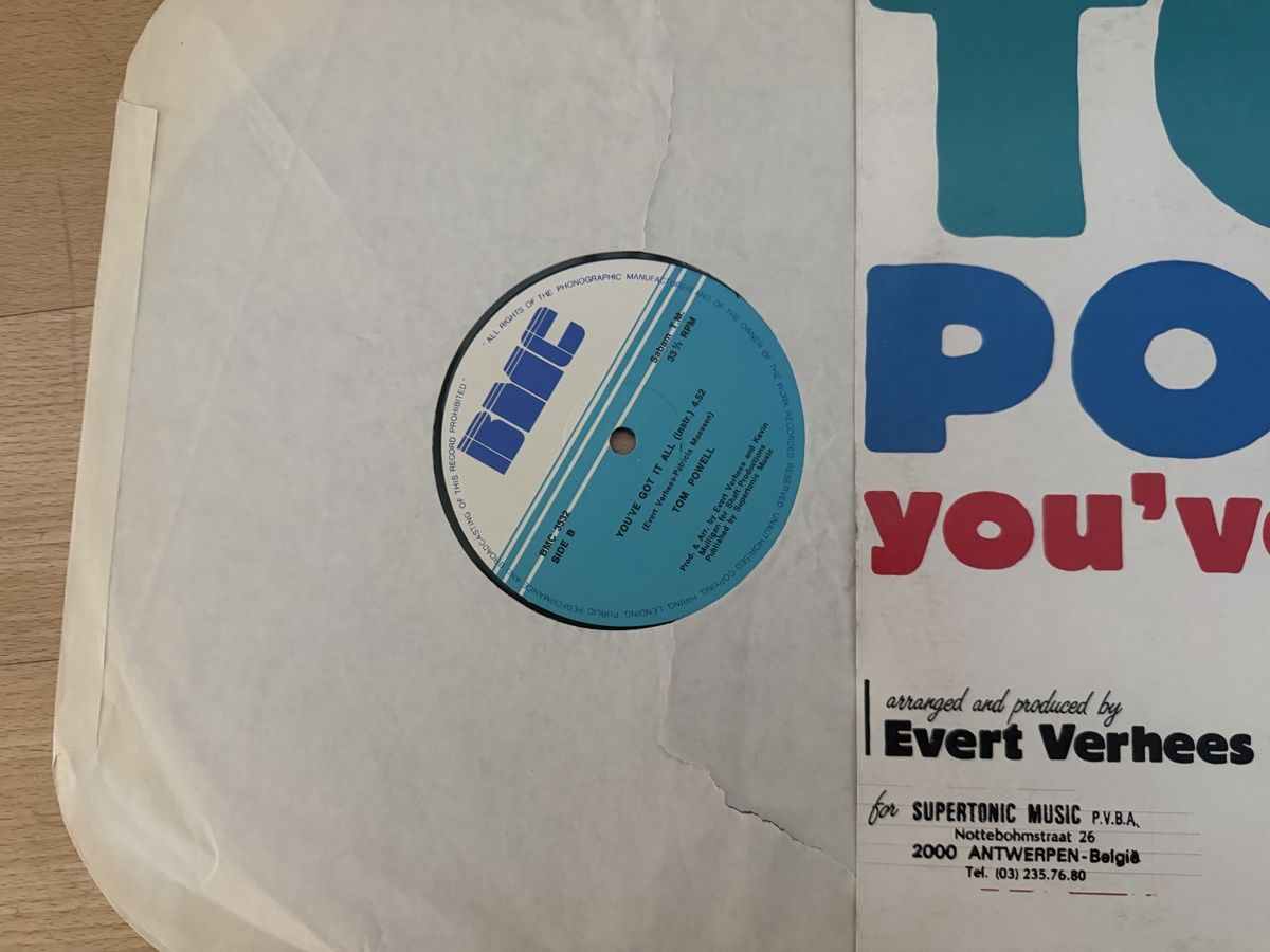 Dischi in vinile: Tom Powell you've got it all Schalplatte – Usato da Zürich venduto da Orionos 2