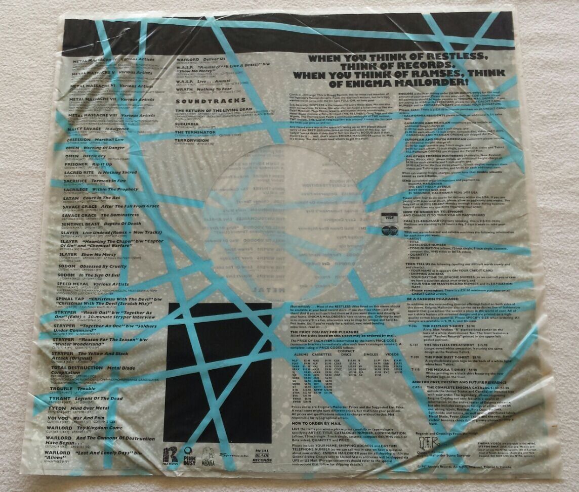 Dischi in vinile: MX Machine - Manic Panic - LP - 1988 - US First Press – Usato da Uster venduto da Zardodel 8