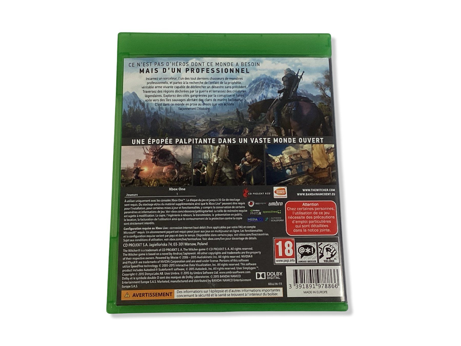 Spiele: XBOX The Witcher 3 Wild Hunt – Gebraucht aus Zürich von Restwert_Zuerich 1