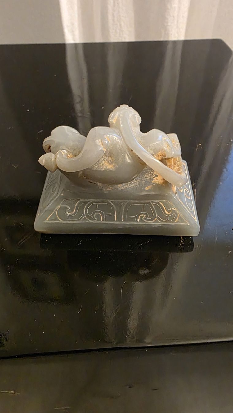 Statuette: Jade Figur Drache – Usato da Heiden venduto da Imocan82 2