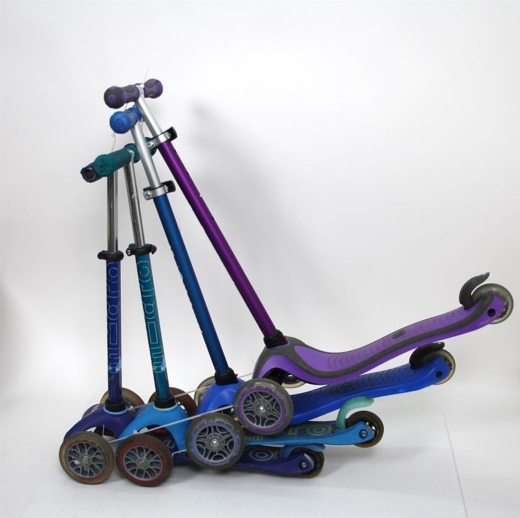 Generisch Scooter Board Per Bambini - Monopattino A Seduta Verde Senza Pedali, 4 Ruote, Gioco Attivo Per Interni/Esterni Dai 3 Anni