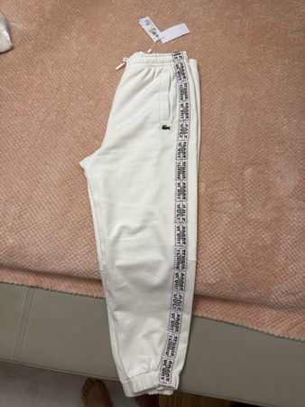 Lacoste Pantalon de jogging blanc - Édition limitée! Taille