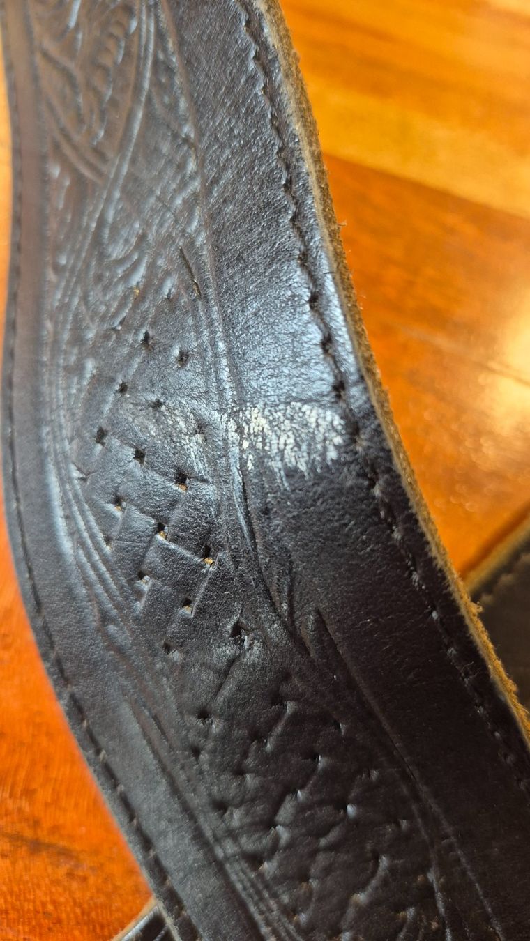 Musikinstrumente: Vintage Leder Gitarren Gurt – Gebraucht aus Winterthur von NorrSydGuitars 5