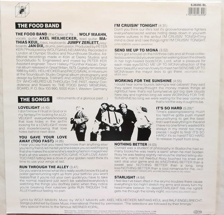 The Food Band - Food Band (Neu (gemäss Beschreibung)) in für CHF 10 ...