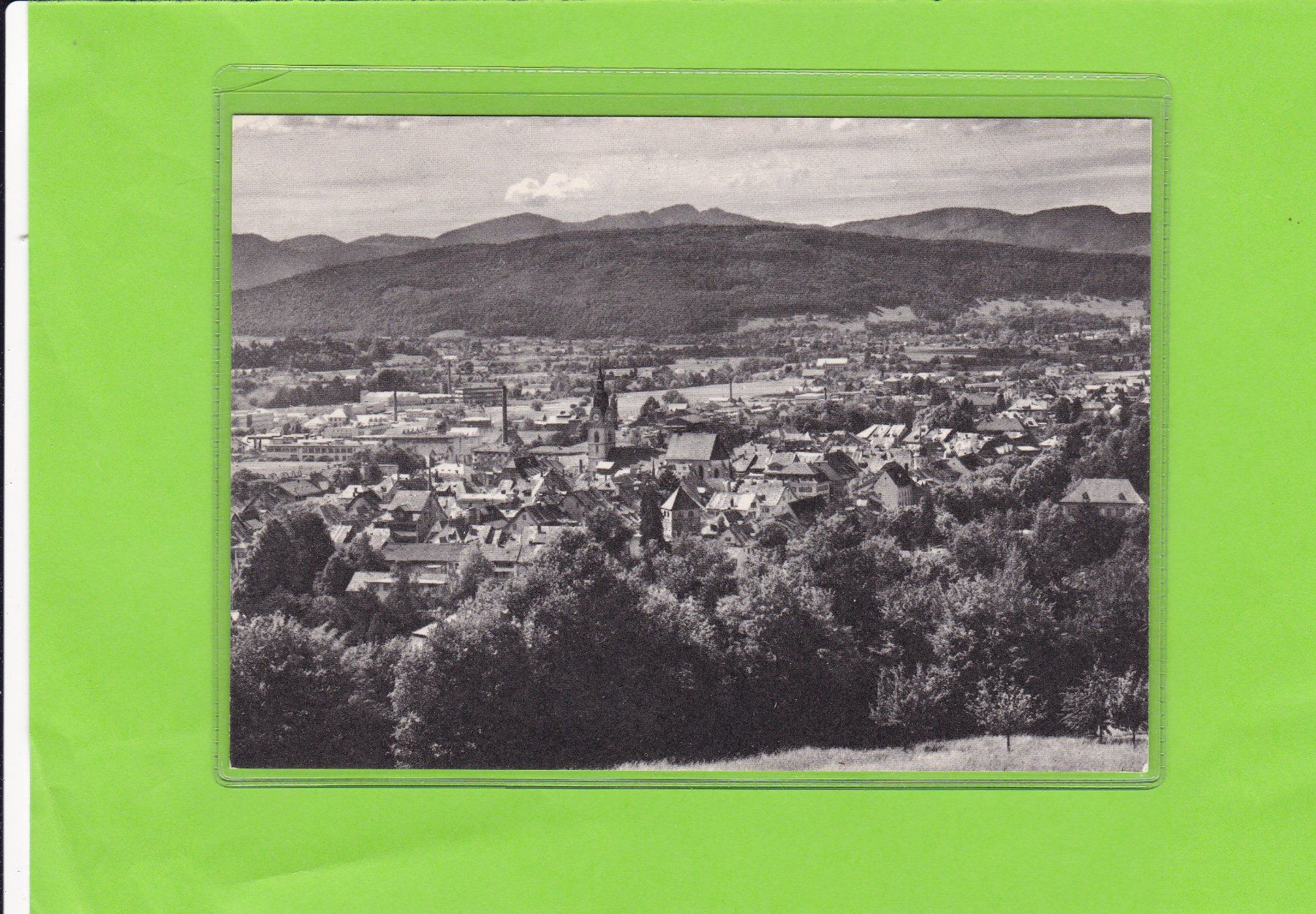 Cartoline postali: Zofingen, Blick vom Heiternplatz – Usato da St. Peterzell venduto da neckertal