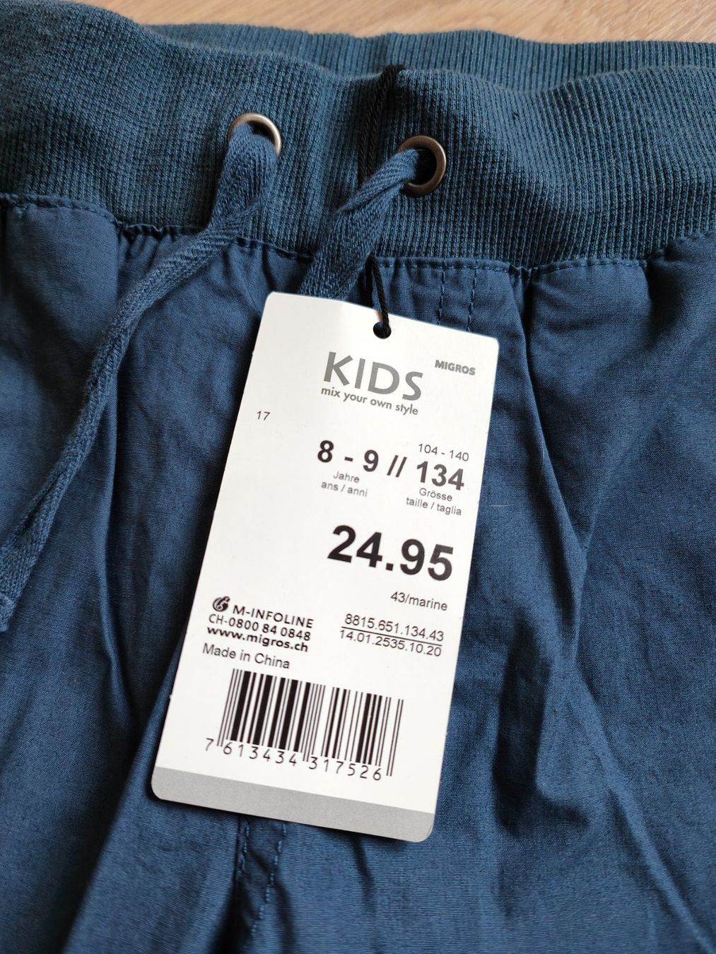 Pantaloni: Sommerhose "blau" - Gr. 134 (NEU) – Nuovo (secondo la descrizione) da Kirchleerau venduto da hop82 3