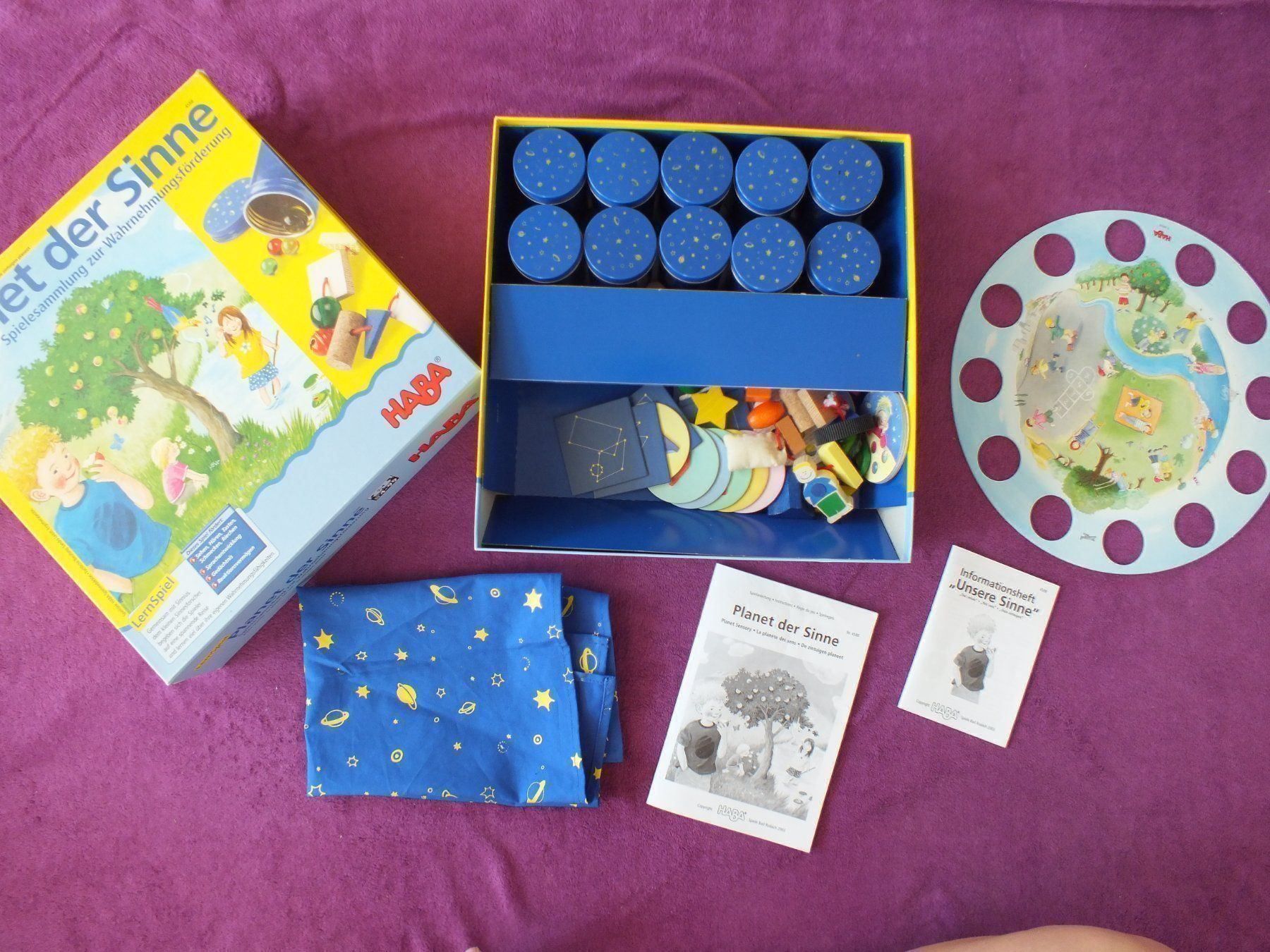 Haba Spiele: HABA Lern Spiel - Planet der Sinne – Gebraucht aus Müllheim Dorf von Seeeule01 1