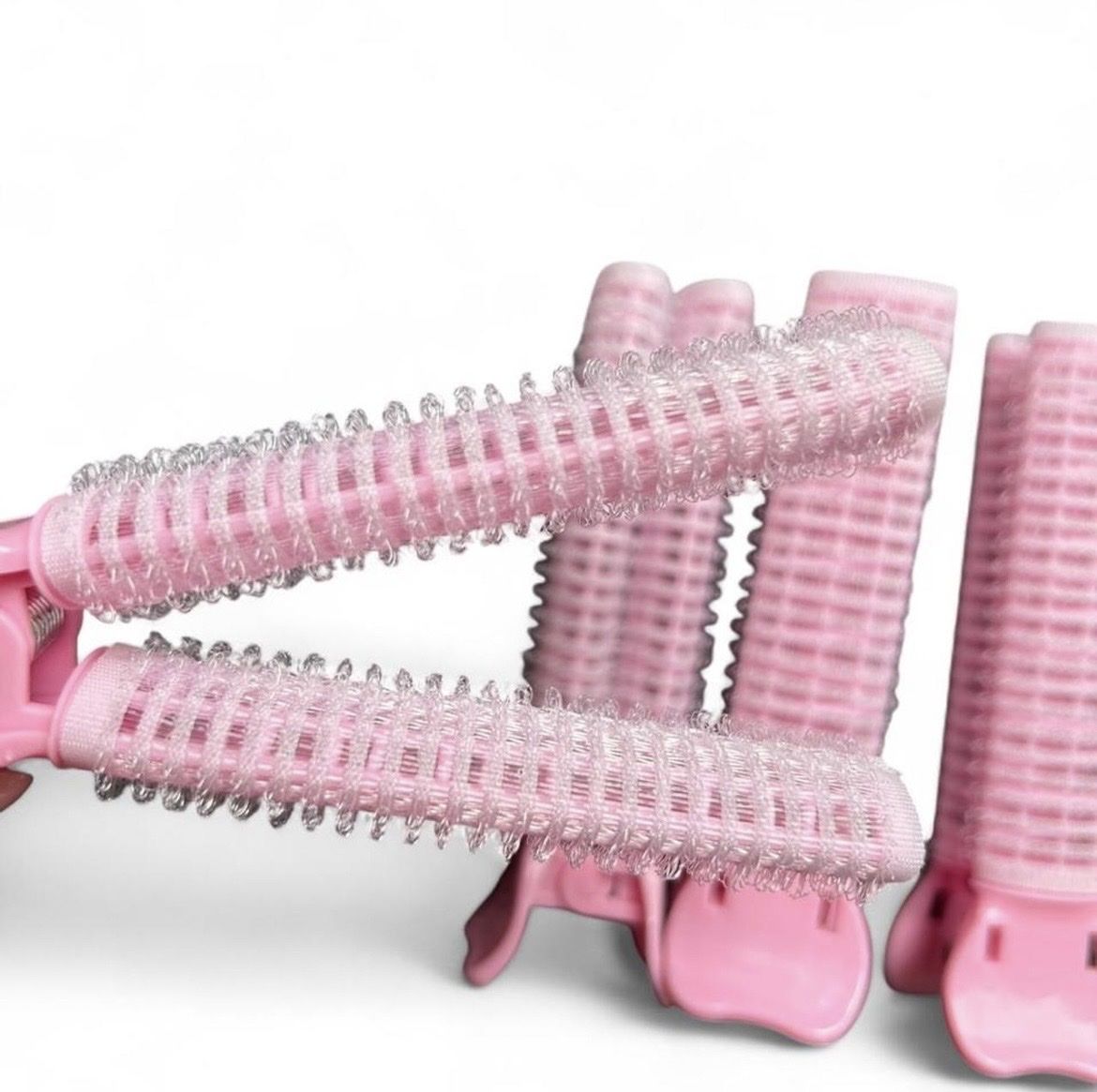 Accessori per capelli: Pink hair rollers with clip – Nuovo (secondo la descrizione) da Zürich venduto da Cengre 2