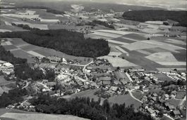 Köniz BE Niederscherli Flugaufnahme ca.1960