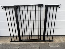 Türschutzgitter Metall schwarz klemmbar guter Zustand