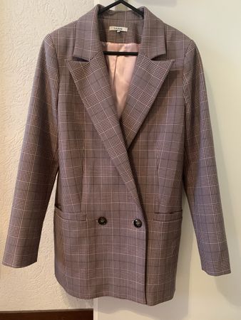 GANNI Check Blazer - Size 34 - Great Look!