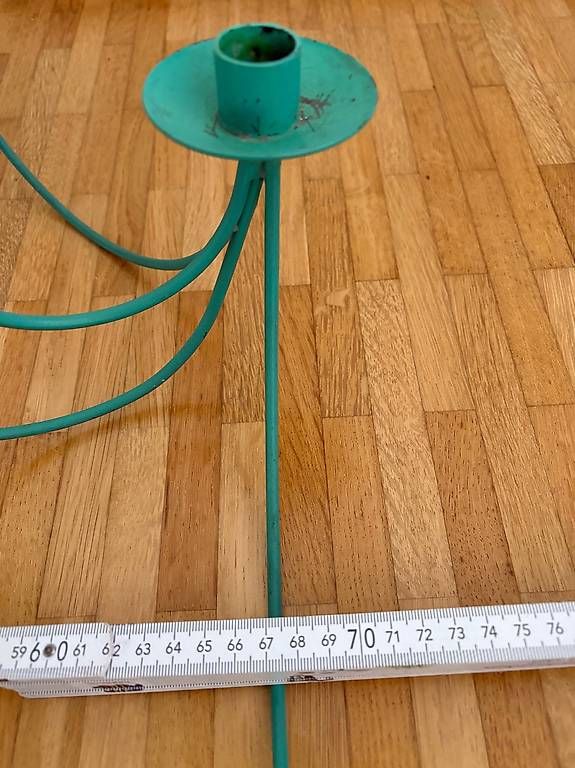 Lampadari & plafoniere: Antiker Hängeleuchter mintgrün, Metall – Usato da Hergiswil NW venduto da MiTerwi 4