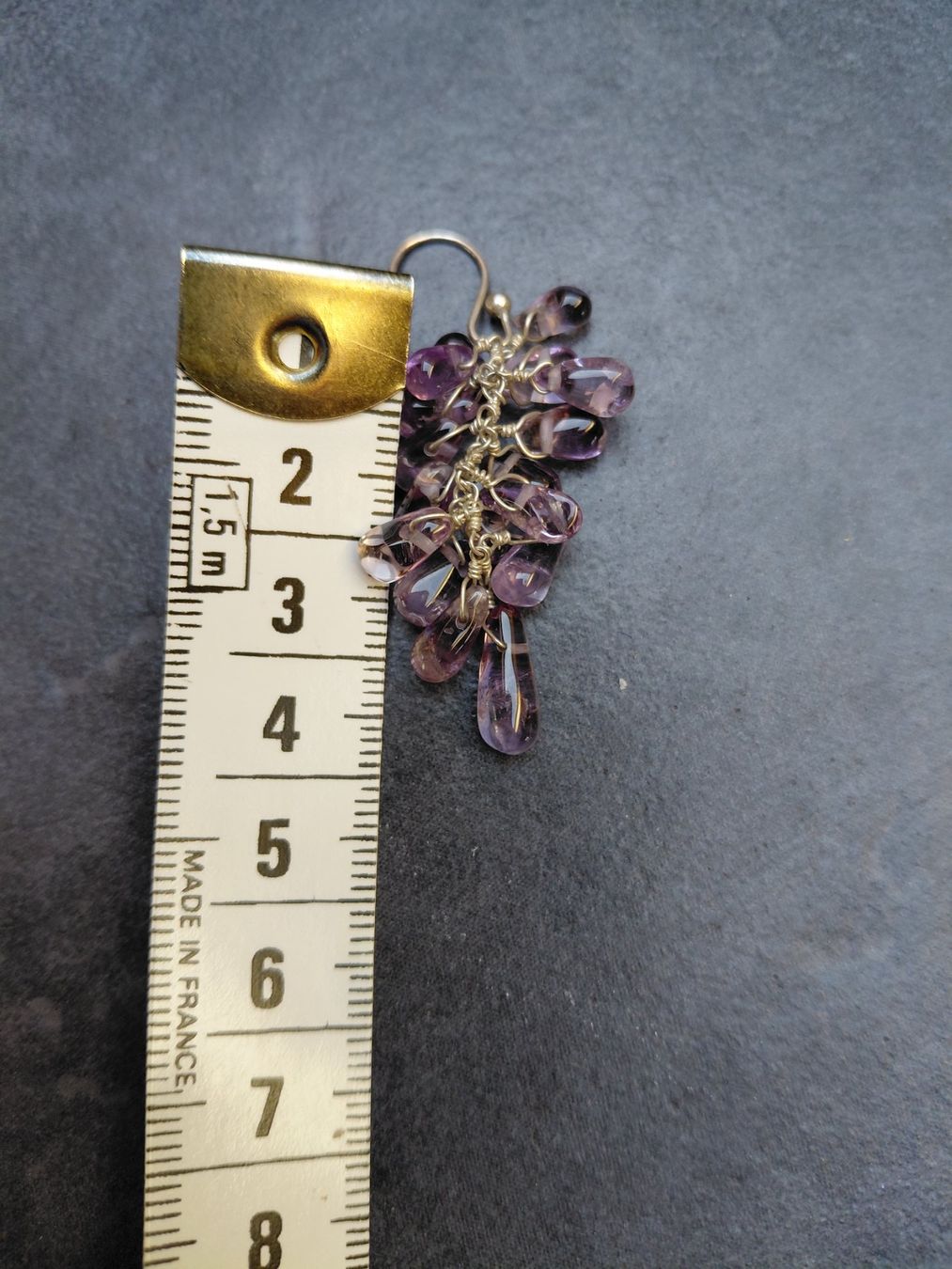 Orecchini pendenti & Orecchini a lobo: boucles d'oreilles argent et améthystes – Nuovo (secondo la descrizione) da Boussens venduto da mgerma54 2