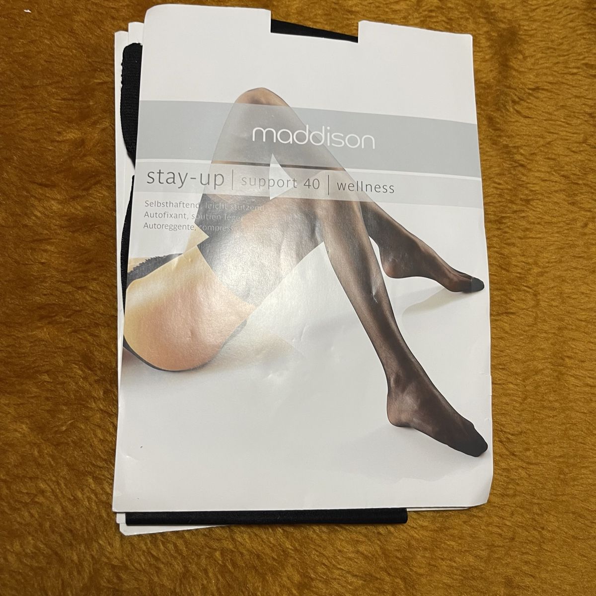 Maddison Calze & Collant: Calze autoreggenti Maddison Support 40 nere nuove – Nuovo e nell'imballaggio originale da Locarno venduto da Fixed8 2