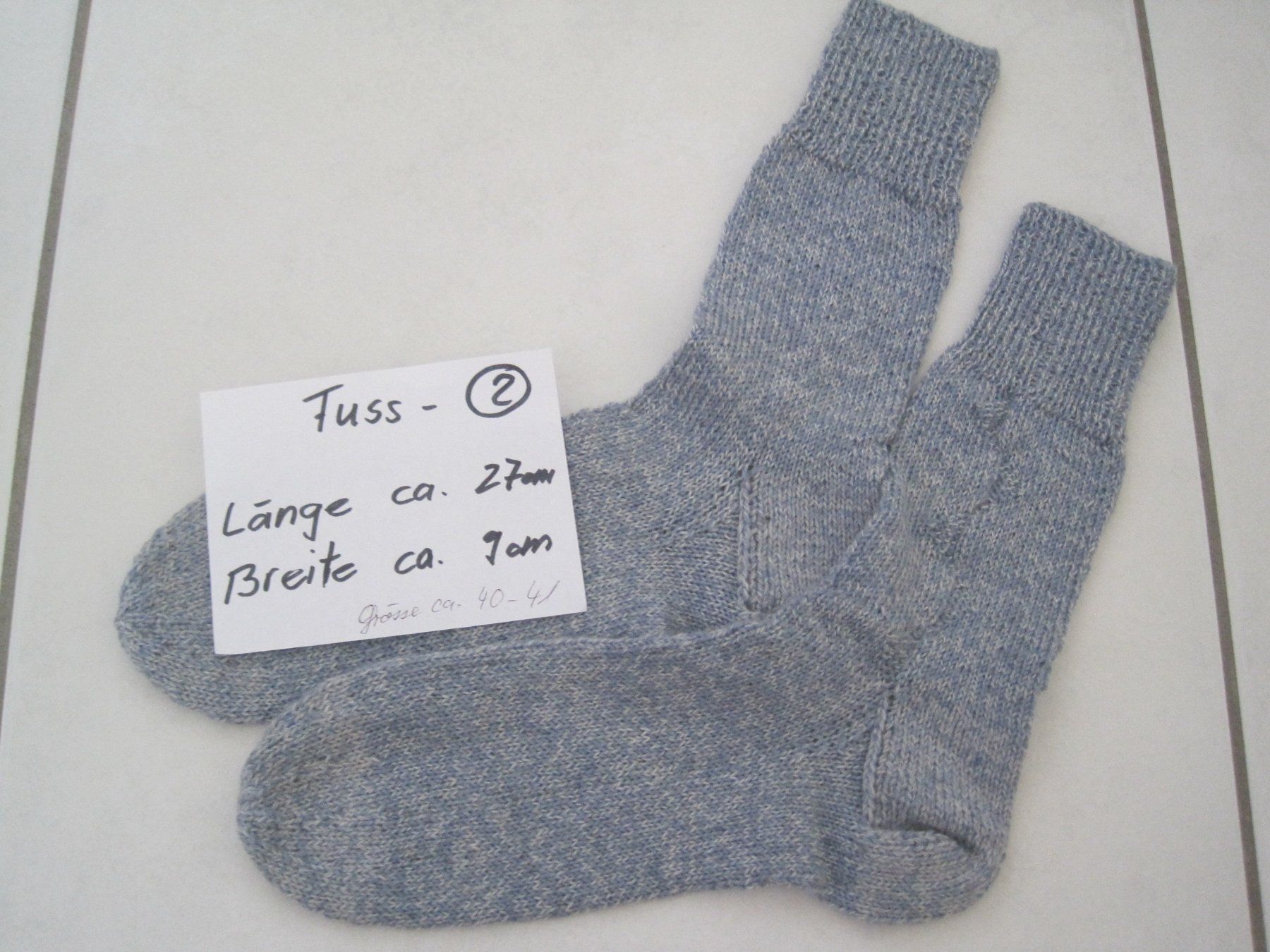 Calze: Handgestrickte Herrensocken   40 - 41 (2) – Nuovo e nell'imballaggio originale da Schachen LU venduto da moepsli5